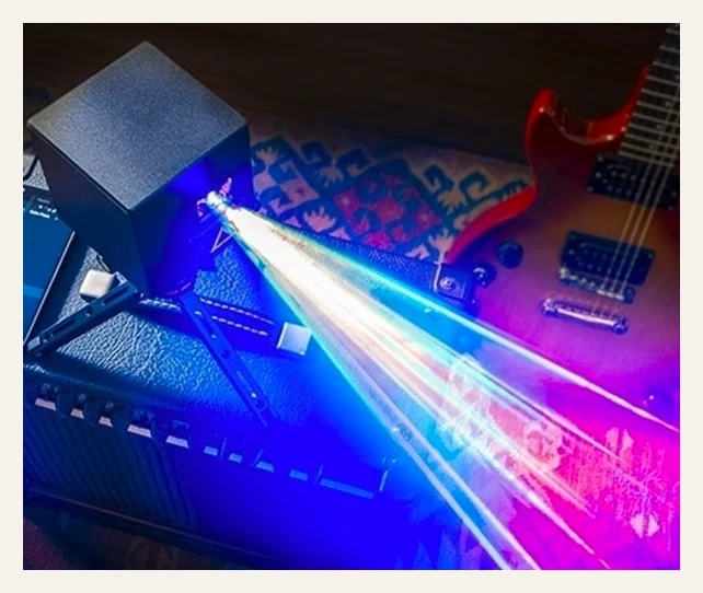 Cube Laser Projector with Battery Power