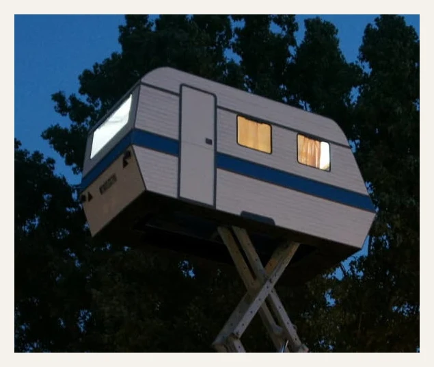 Caravan In The Sky Art Installation