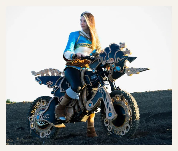 Zelda’s Master Cycle: Real-Life Sheikah Style