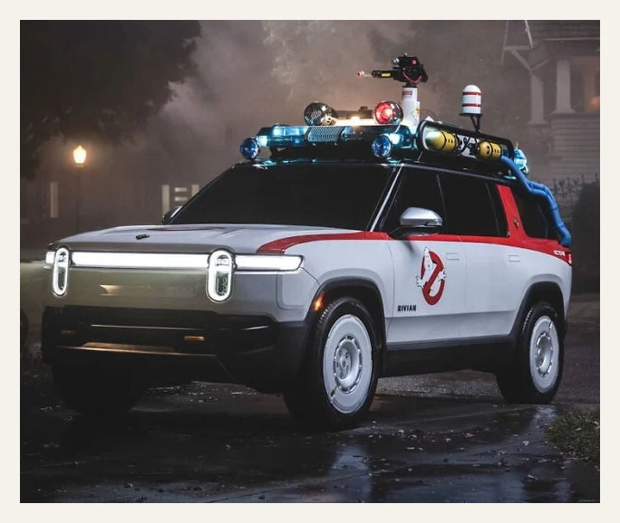 Rivian x Ghostbusters Halloween Update