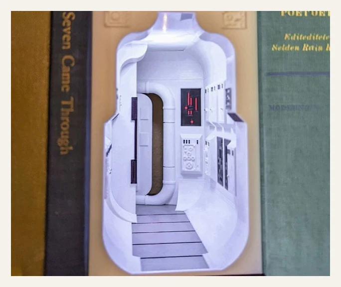 Sci-Fi Book Nook Display
