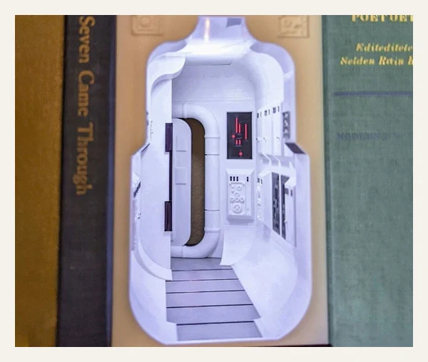 Sci-Fi Book Nook Display