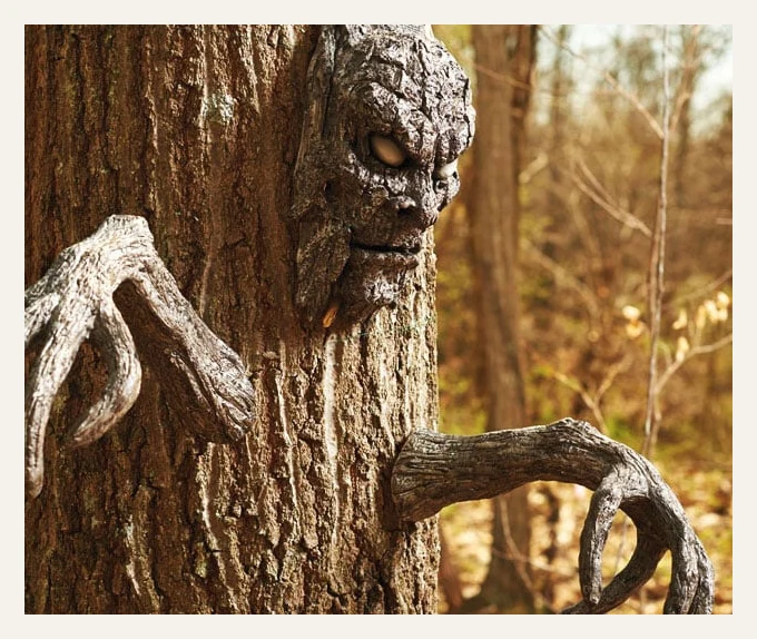 Creepy Tree Arms And Face Set
