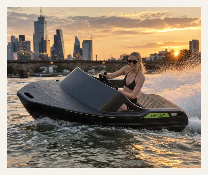 Livvolt Electric Kart Boat