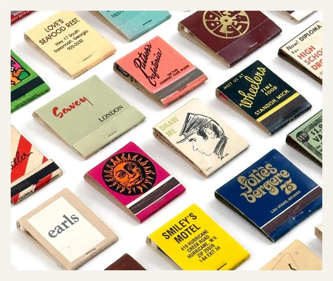 Vintage Matchbooks Collection