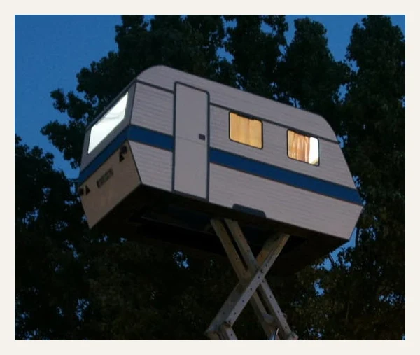 Caravan In The Sky Art Installation