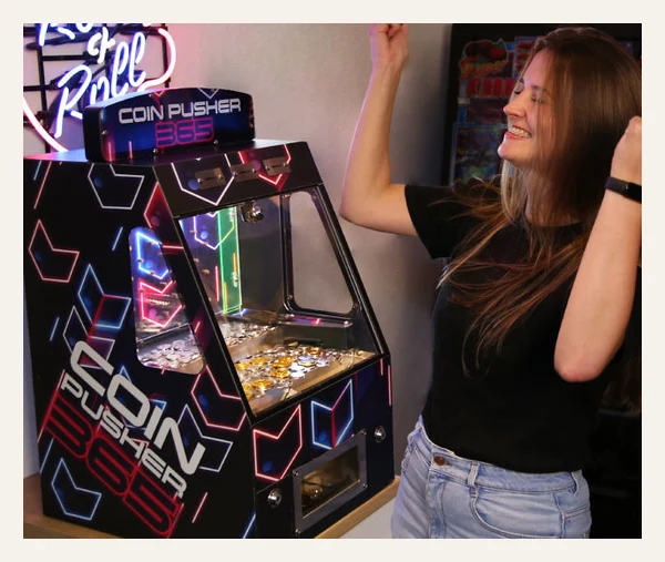 Coin Pusher 365 Tabletop Arcade Game
